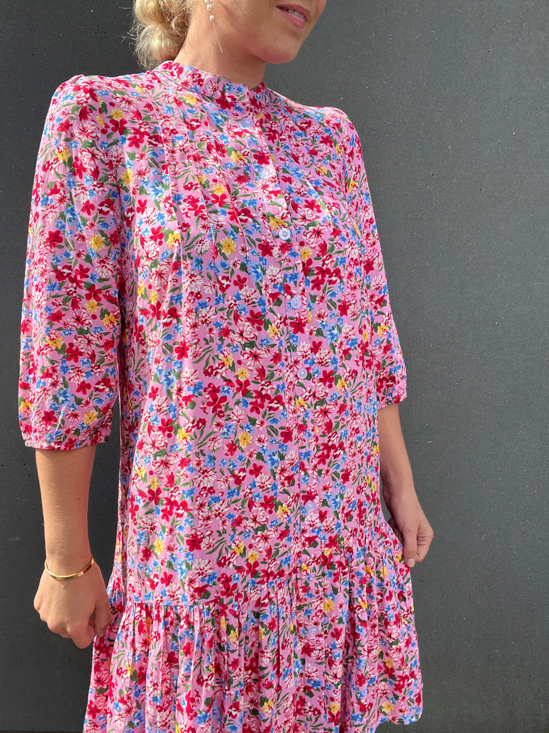 Noella X Molly&My- Imogene sh. Dress - Rose Flower Kjoler