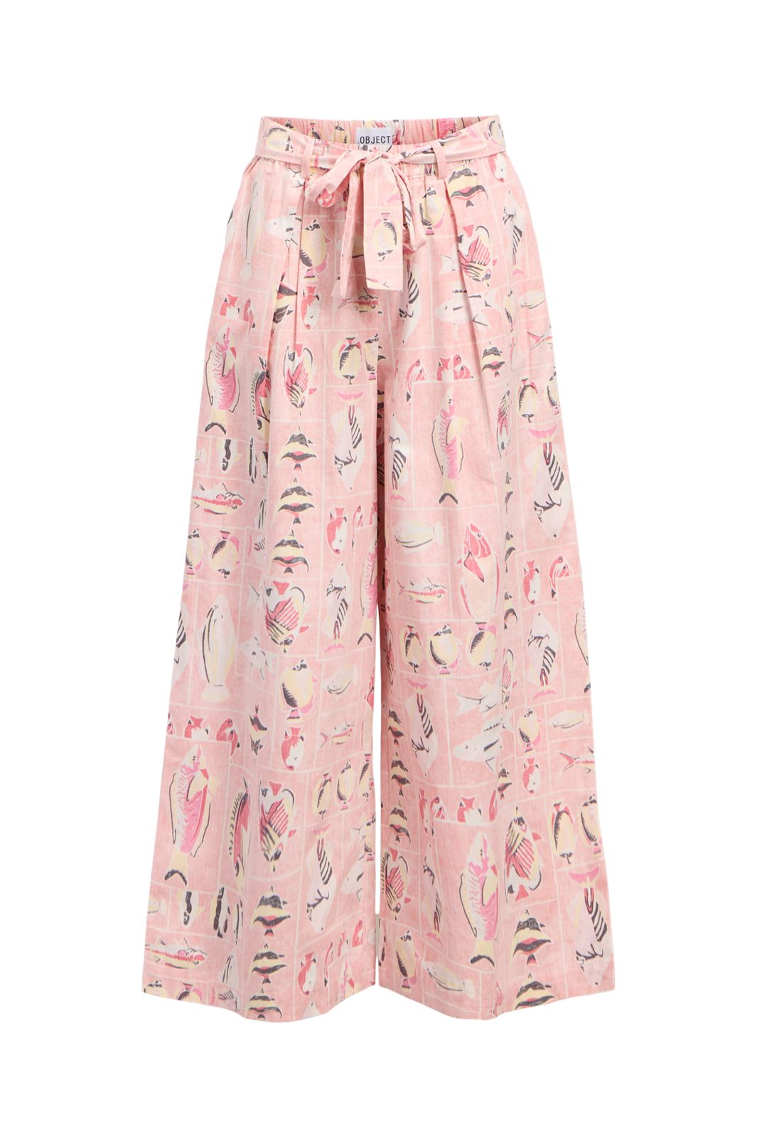 Object - Objaibizi Lo Pant - 4821344 Pale Rosette Multi Color Fish Print