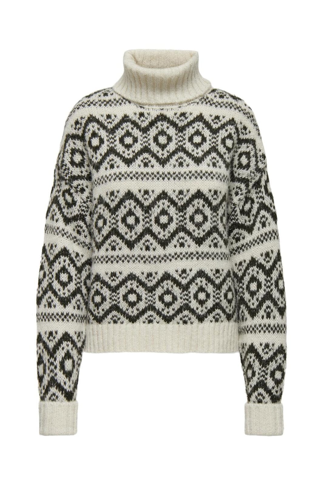 Only - Onlcarin Life Ls Jq Loose Rolln Knt - 4943561 Birch Rosin