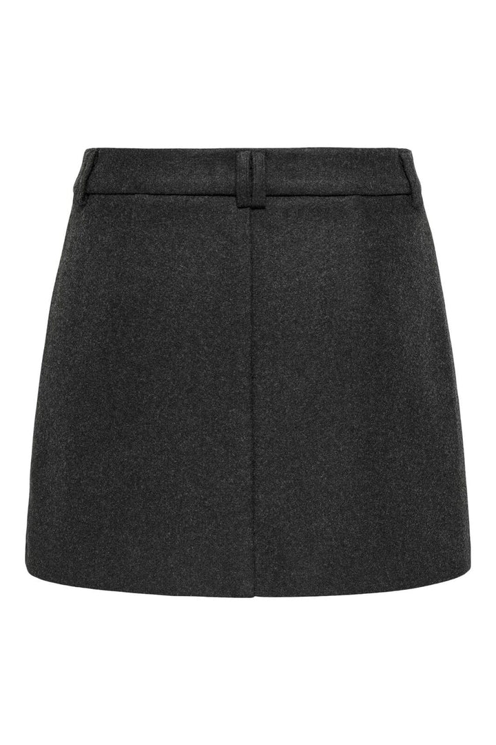 Only - Onlmaika Short Skirt Ox - 4929520 Dark Grey Melange