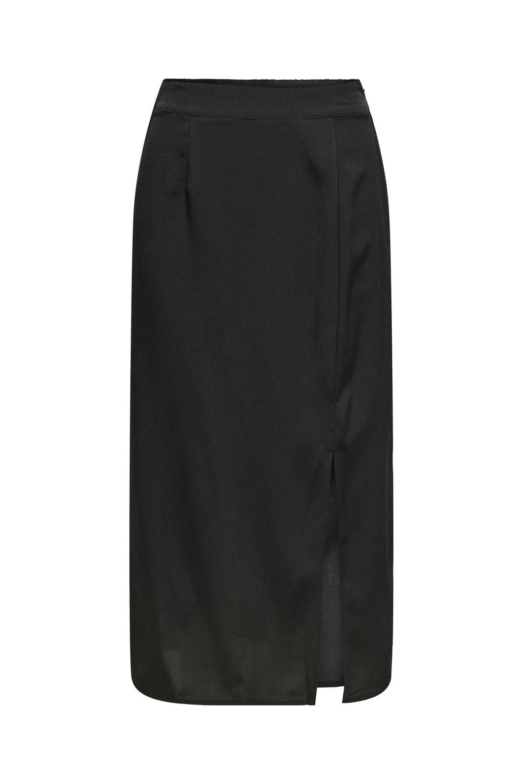 Only - Onlnova Life Elite Lamar Slit Skirt Soli - 4693924 Black