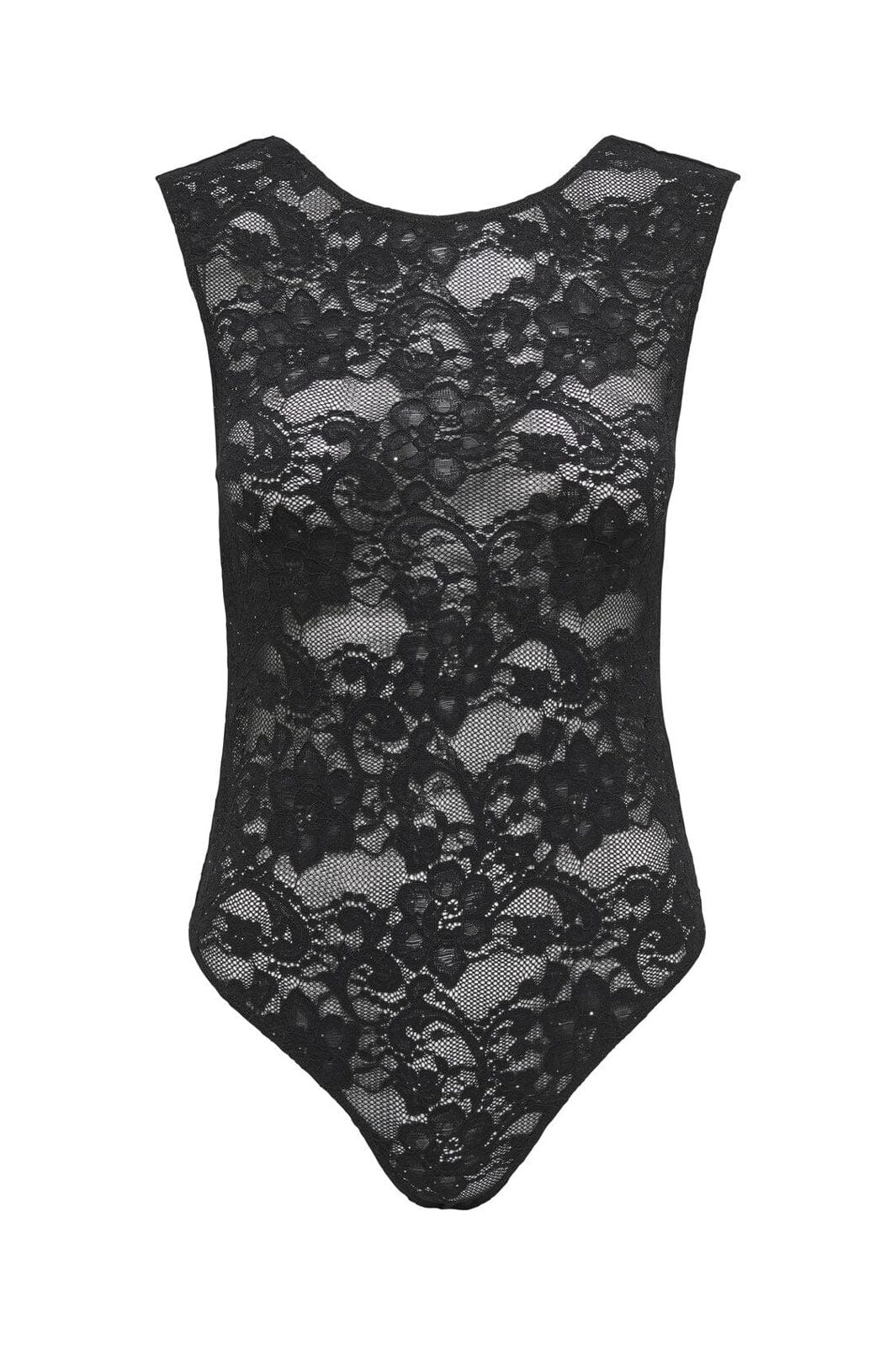 Only - Onlsafina Glitter Lace Body Acc - 4863376 Black