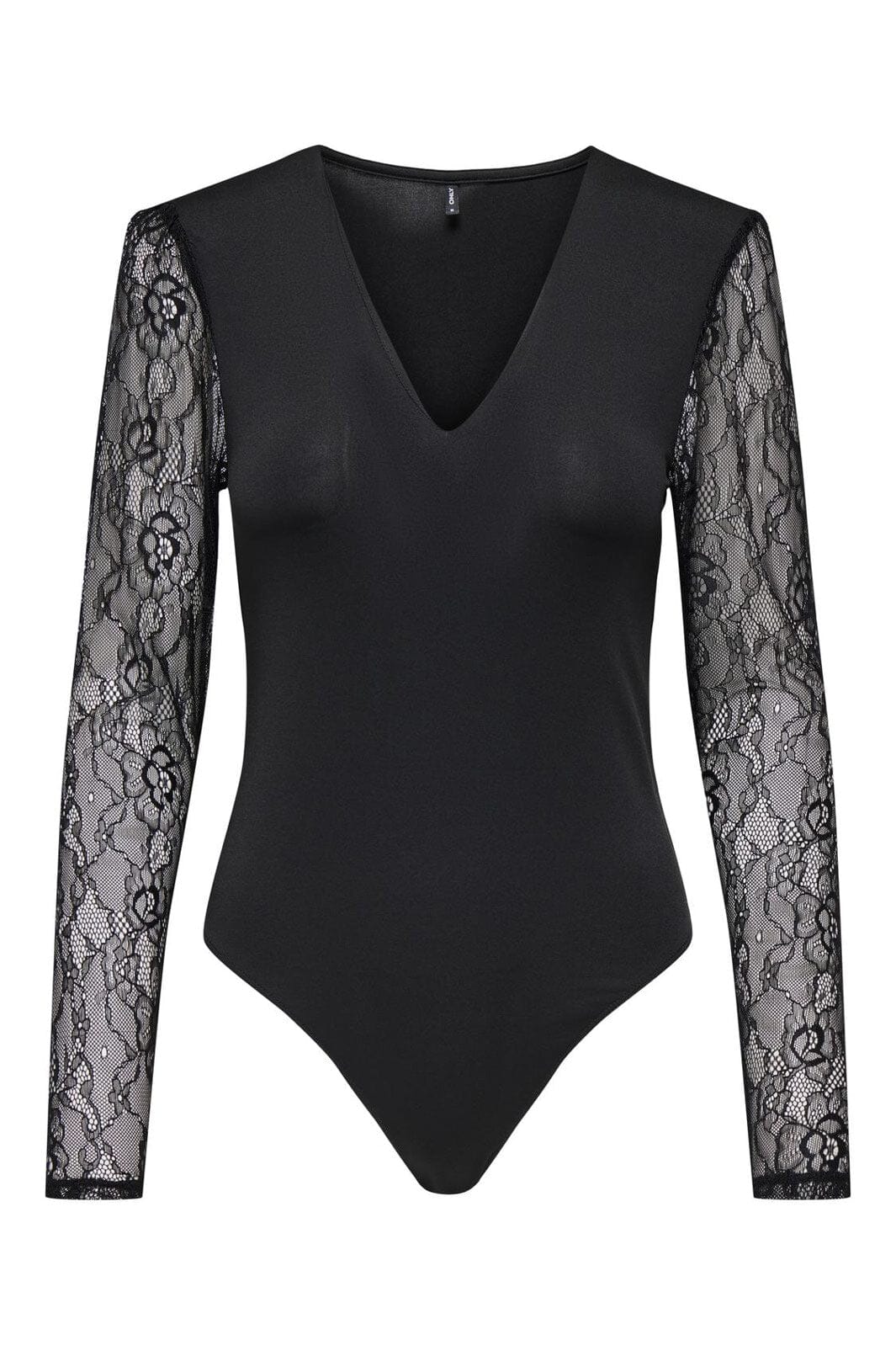 Only - Onlsia V-Neck L/S Lace Body Acc - 4863296 Black