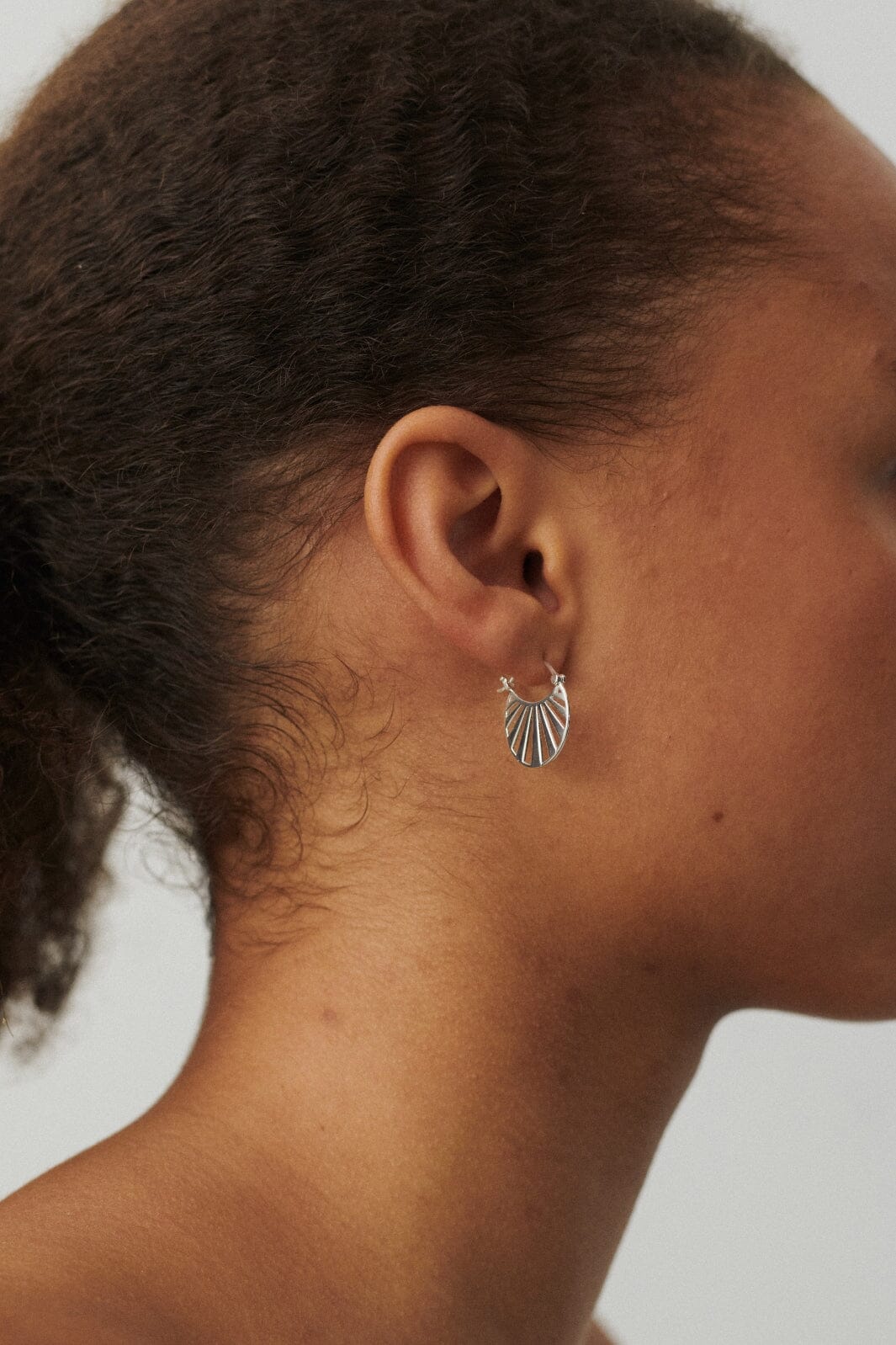 Pernille Corydon Jewellery - Small Misty Light Earrings - Silver Øreringe