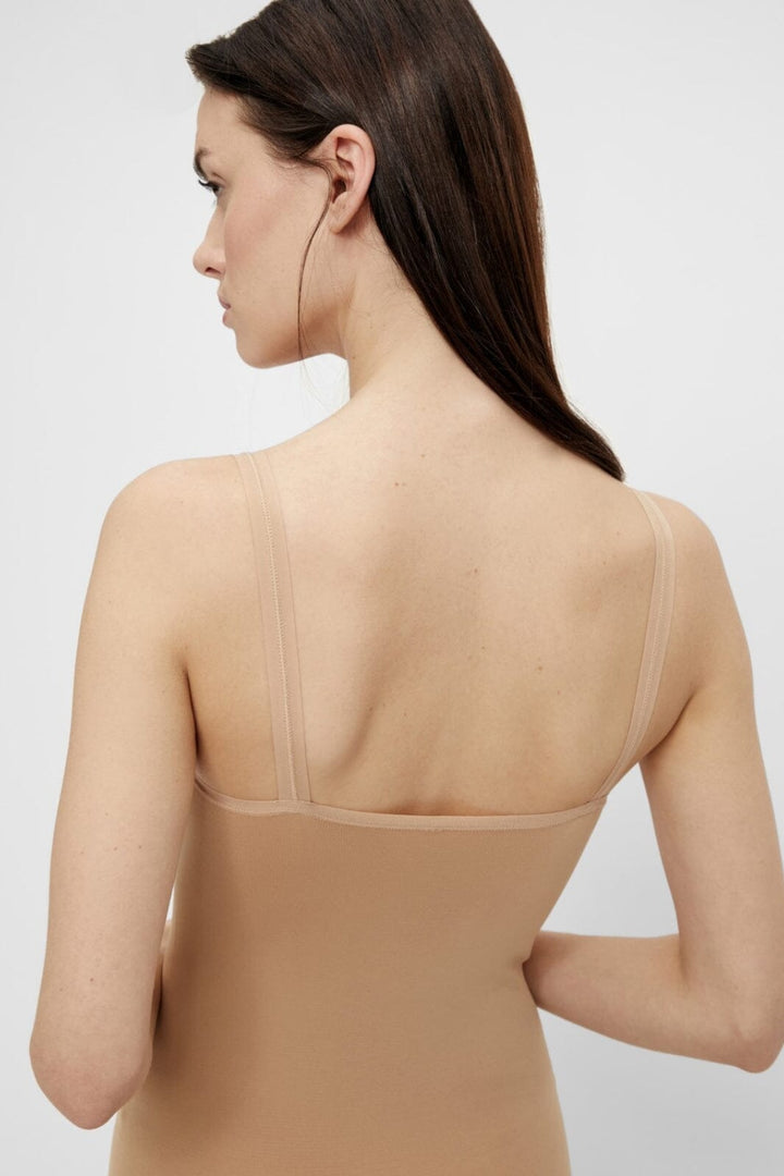 Pieces - Ballroom Long Singlet - Nature Kjoler