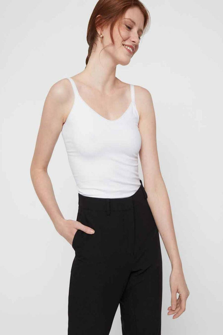 PIECES - Boss Ankel Pants - Black Bukser