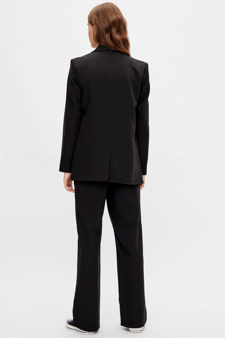 PIECES - PcBossy LS Loose Blazer - Black Blazer