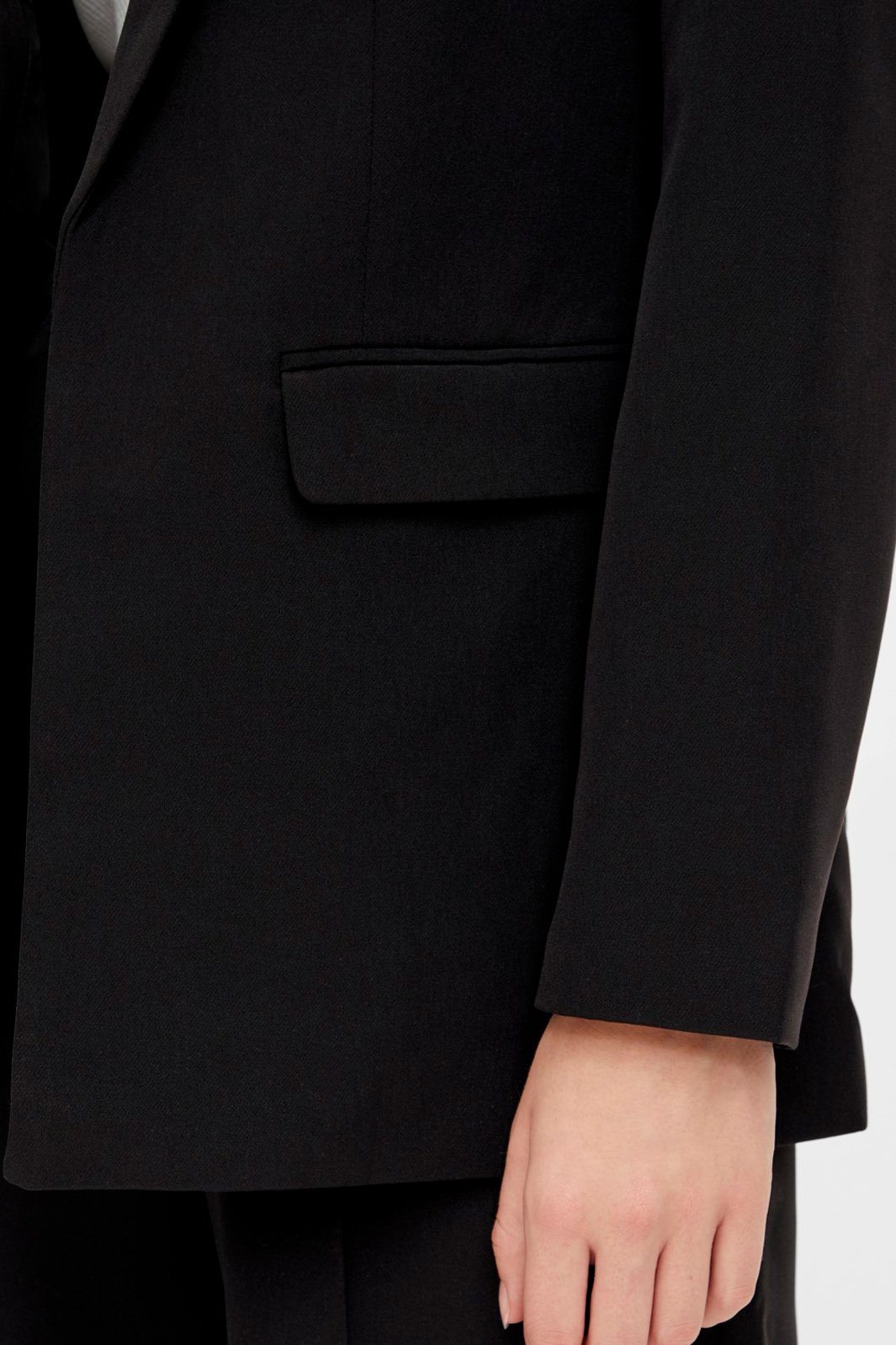 PIECES - PcBossy LS Loose Blazer - Black Blazer