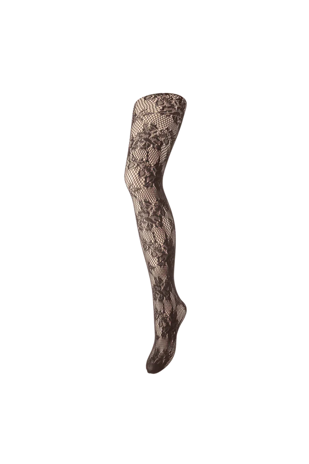 Pieces - Pcrane Jacquard Tights - 4883424 Hot Fudge Strømpebukser