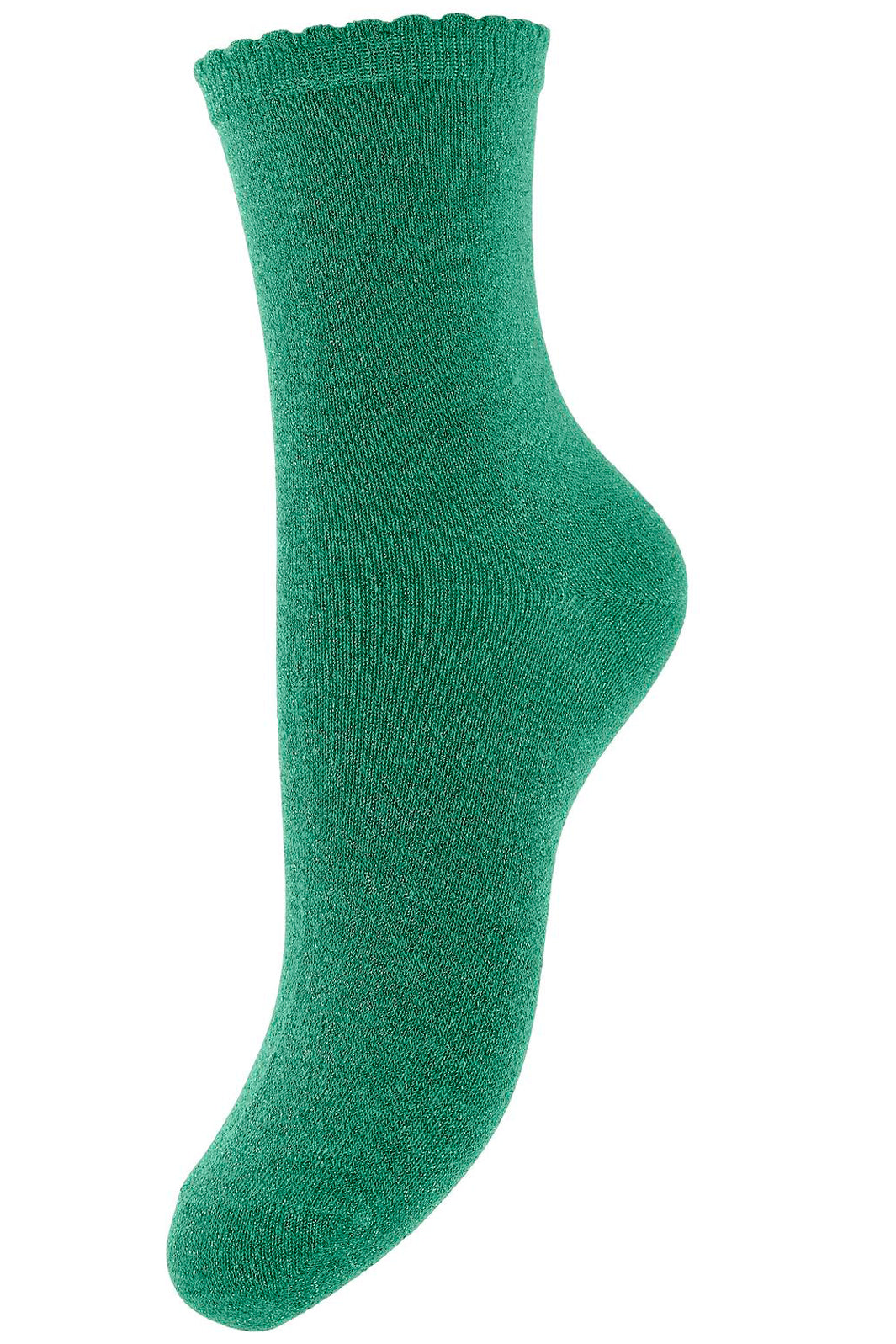 Pieces - Pcsebby Glitter Long 1 Pack Socks - Parakeet Strømper