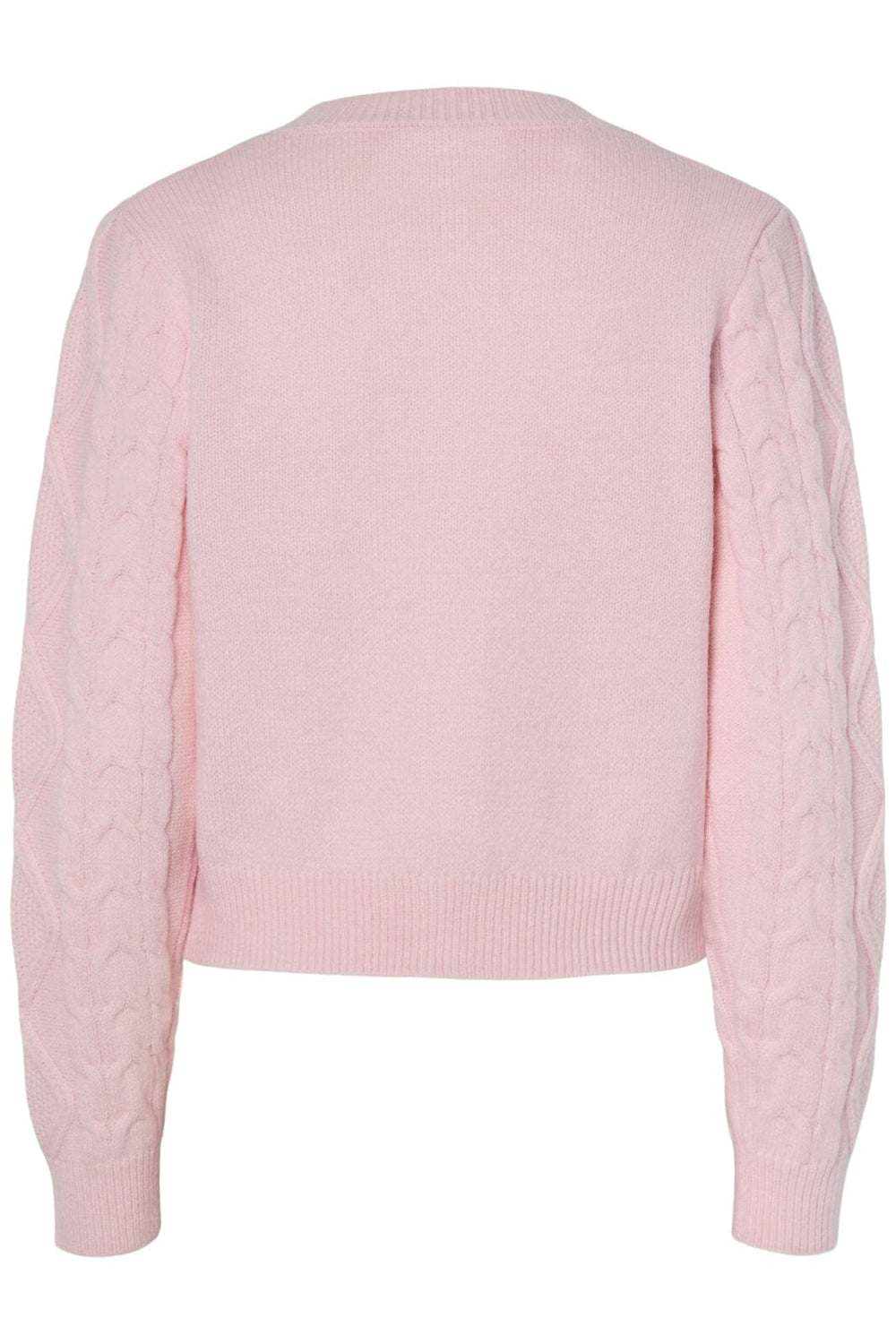 Pieces - Pcsofia Ls O-Neck Knit Cardigan - 4837118 Pink-A-Boo Cardigans