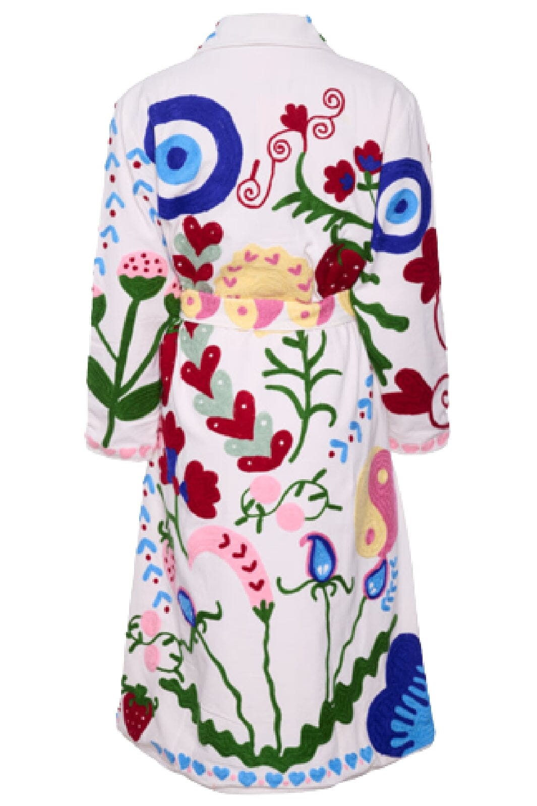 Sissel Edelbo - Rose Suzani Coat - White Swan Jakker