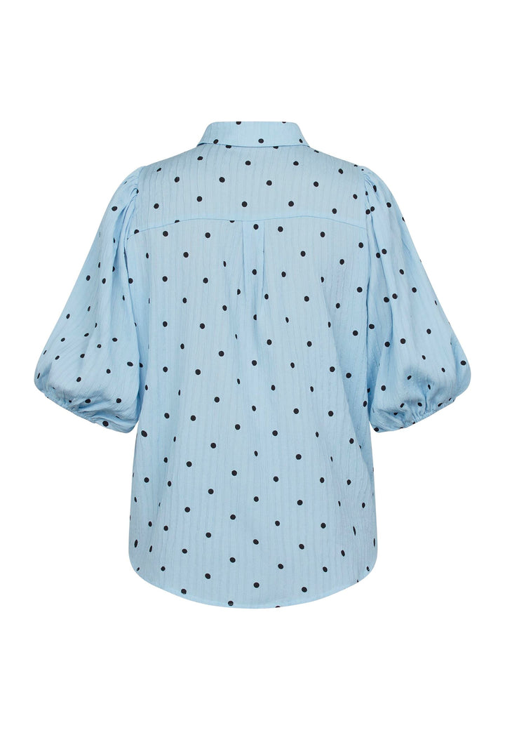 Sisters Point - Ella-Sh49 - 800 L. Blue/Black Skjorter