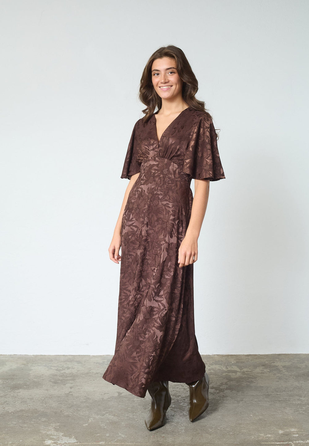 Sisters Point - Gisela-Dr23 19531 - 813 - Brown Flower Kjoler