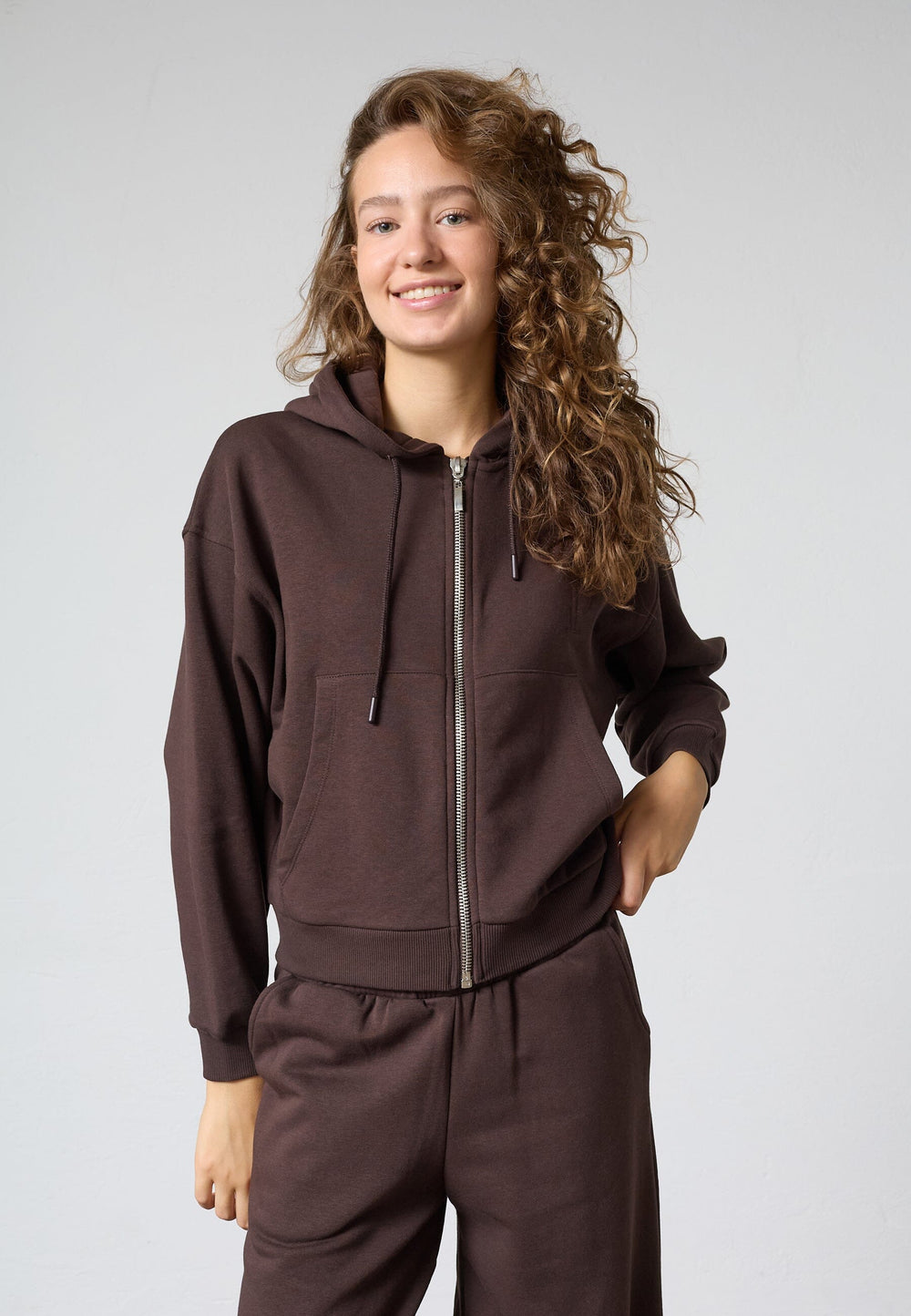 Sisters Point - Vemia-Hood 19157 - 200 - Brown Sweatshirts