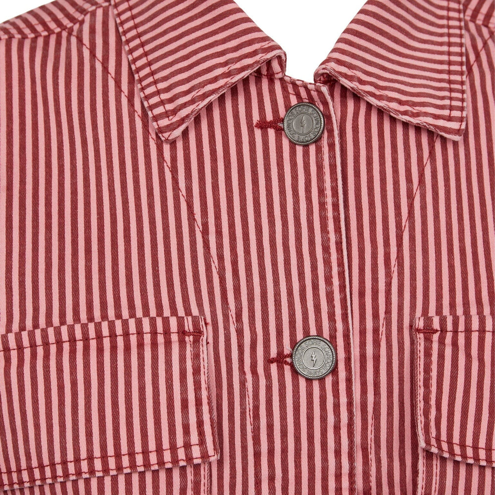 Sofie Schnoor - S241125 Jacket - Red Striped Jakker