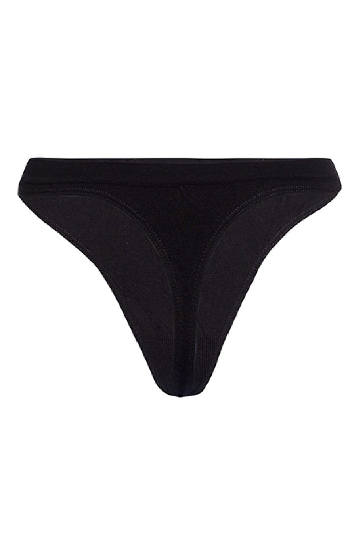 Soft basic - Haily string 2 pak - black Trusser