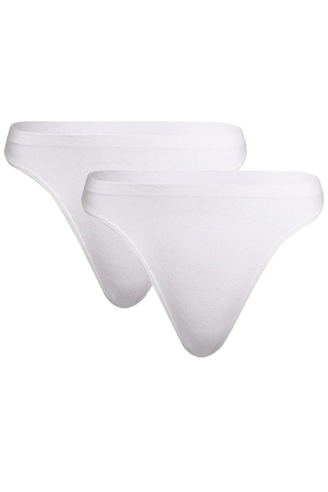 Soft basic - Haily string 2 pak - white Trusser