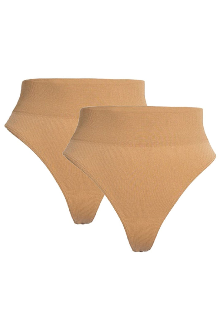 Soft basic - Soffi High string 2 pak - nude Trusser