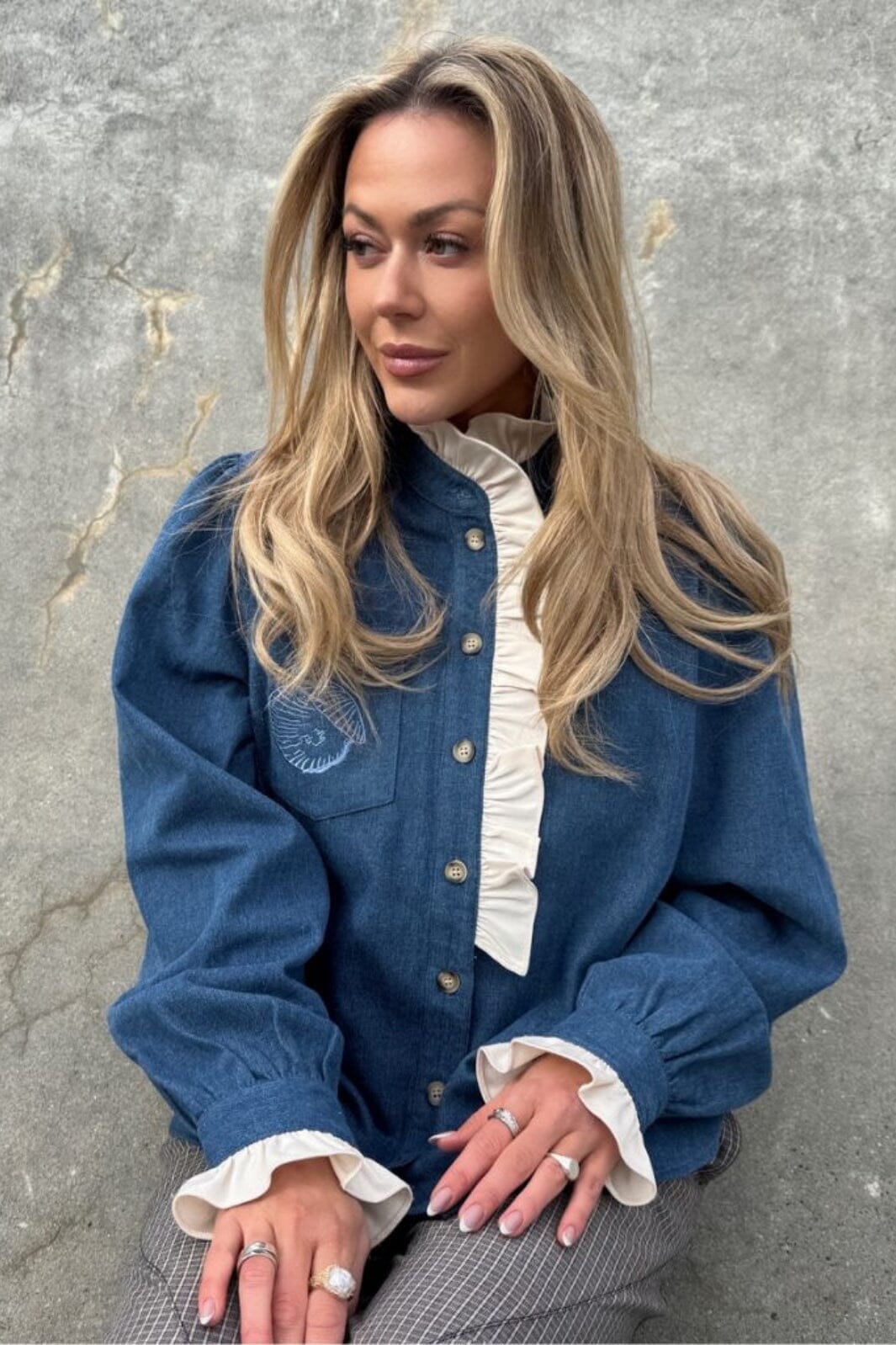 Stories From The Atelier By Copenhagen Shoes - Nature Shirt CC8088 - 0023 - Medium Blue