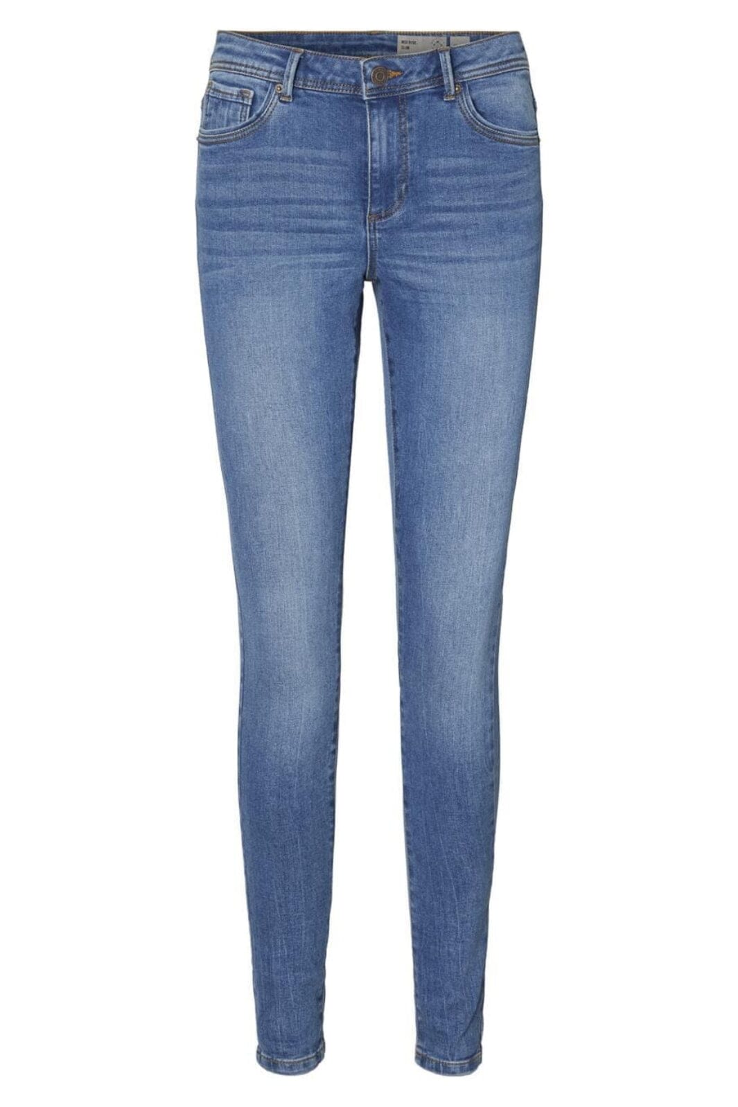 Vero Moda - Vmtanya Mr S Piping Jeans Vi349 - 3257946 Medium Blue Denim Jeans