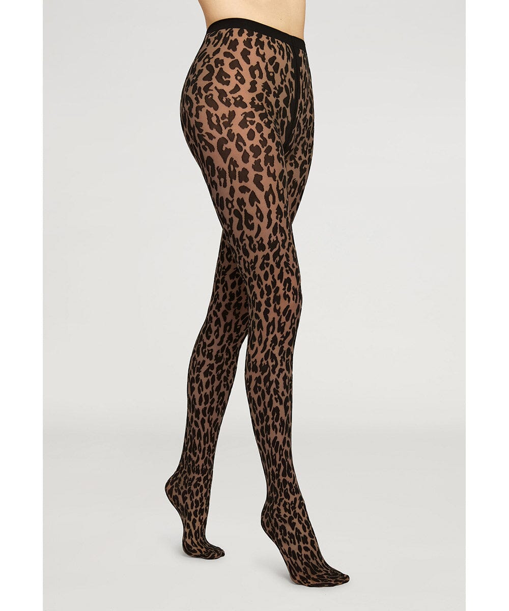 Wolford - Leo Tights14901 - 9180 Black/black Strømpebukser