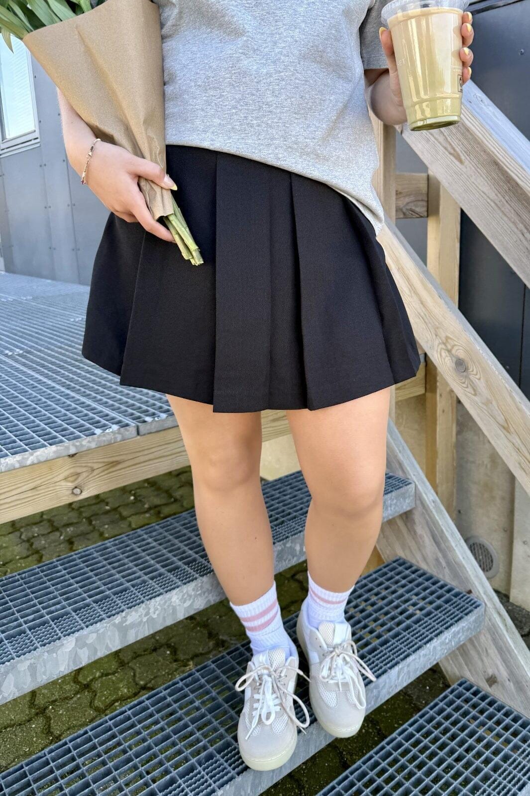 Yellow Lane - Lane Mini Skorts 165303 - 100 - Black Shorts