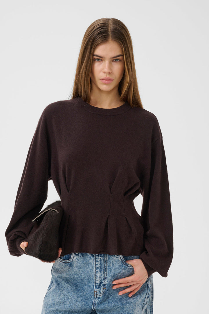 Gestuz - Gzmanzi Waist Pullover 10911492 - 191018 - Ganache