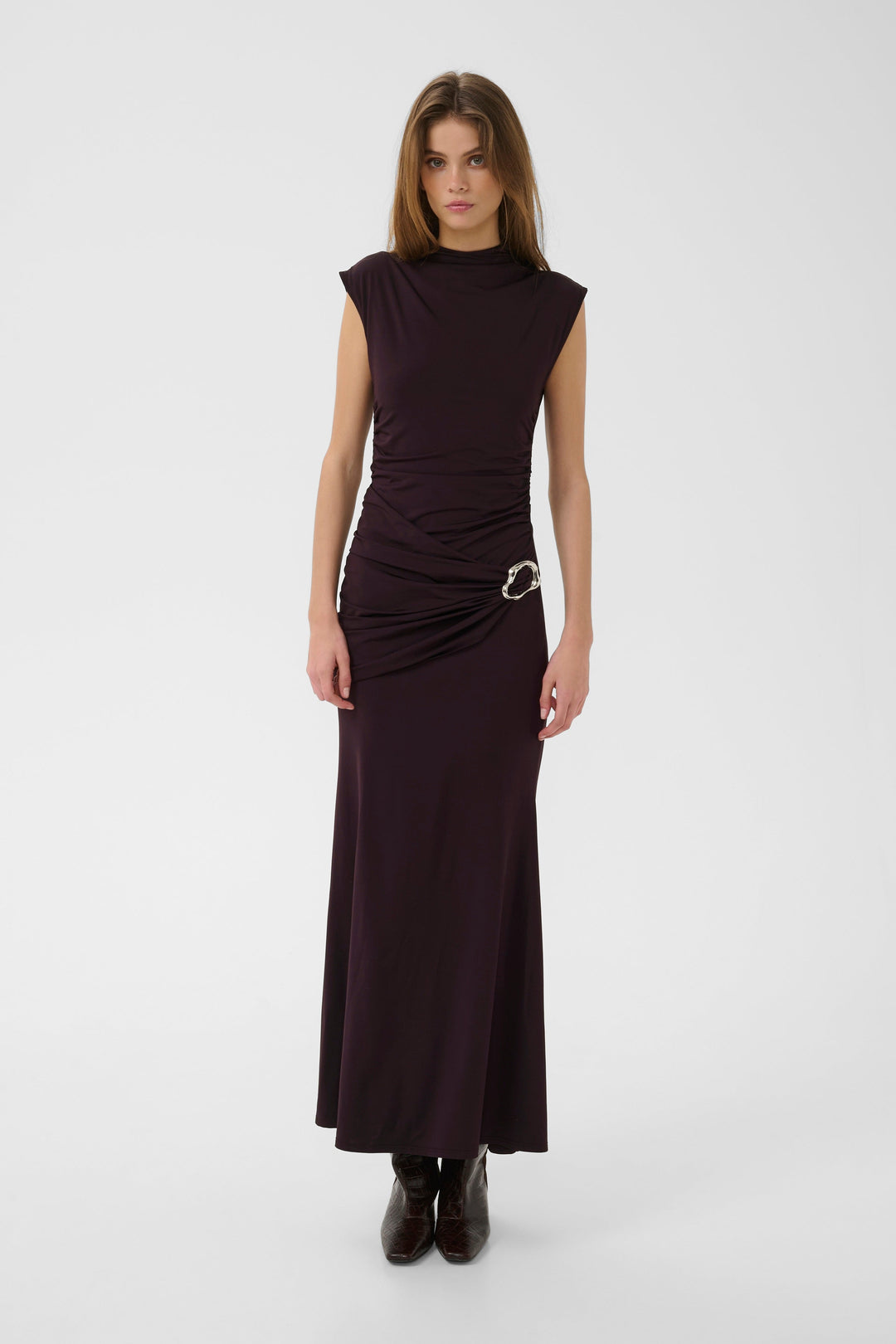 Gestuz - Gzseren Long Dress 10911642 - 109839 - Deep Plum