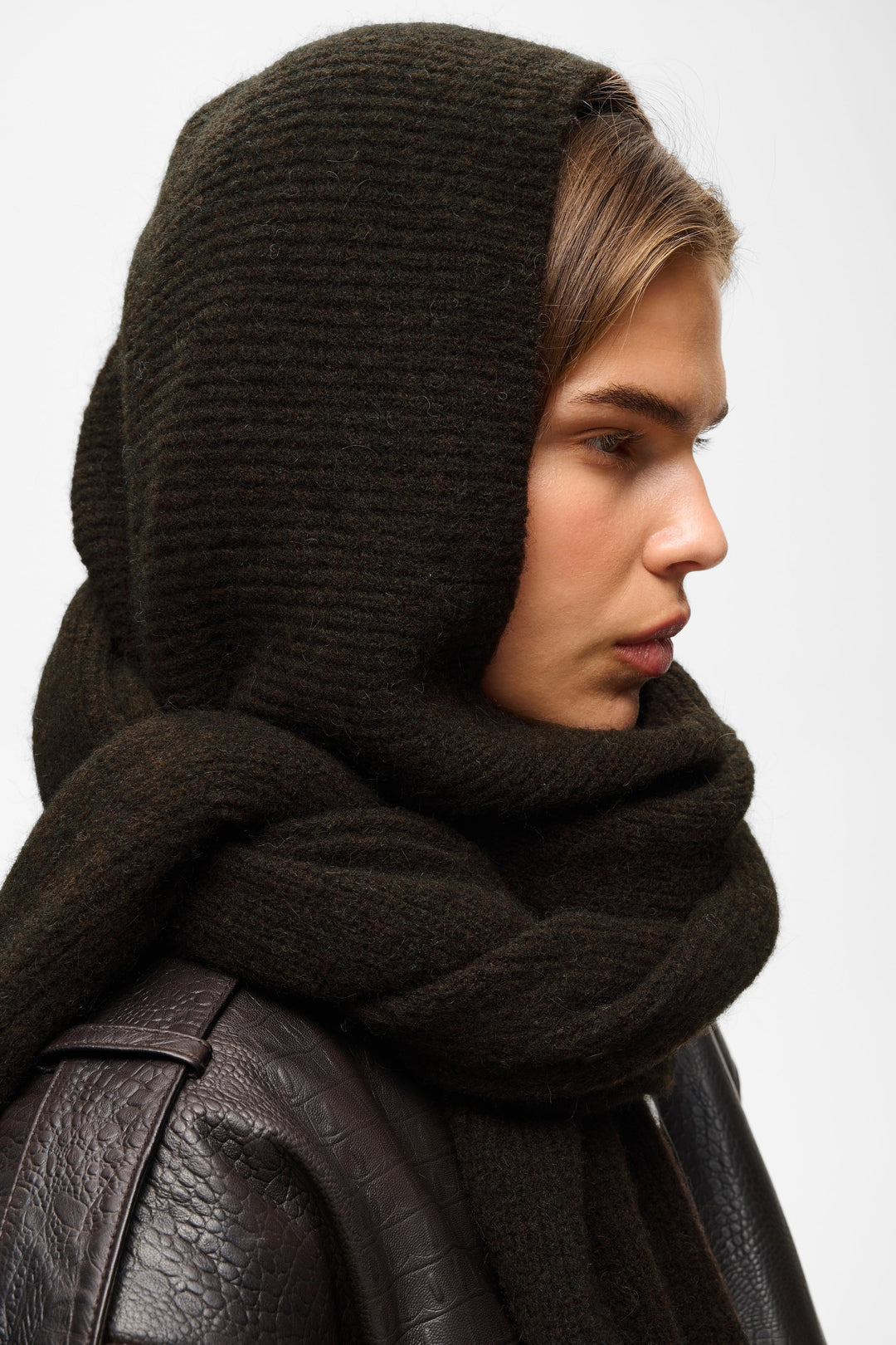 Gestuz - Gzalpha Hoodscarf 10911662 - 191018 - Ganache