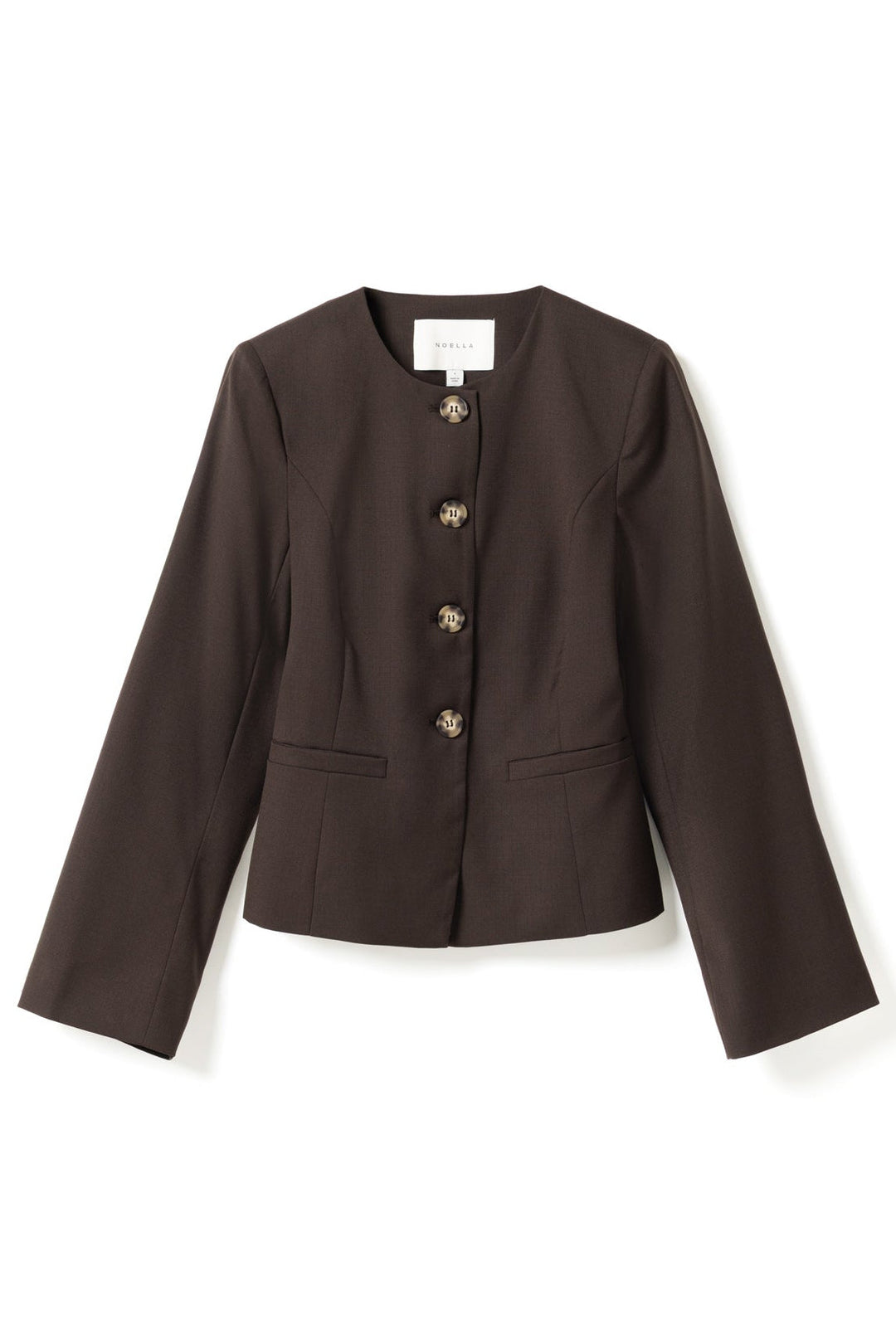 Noella - N-Kasaundra Ls Blazer 12700035 - 674 - Chocolate