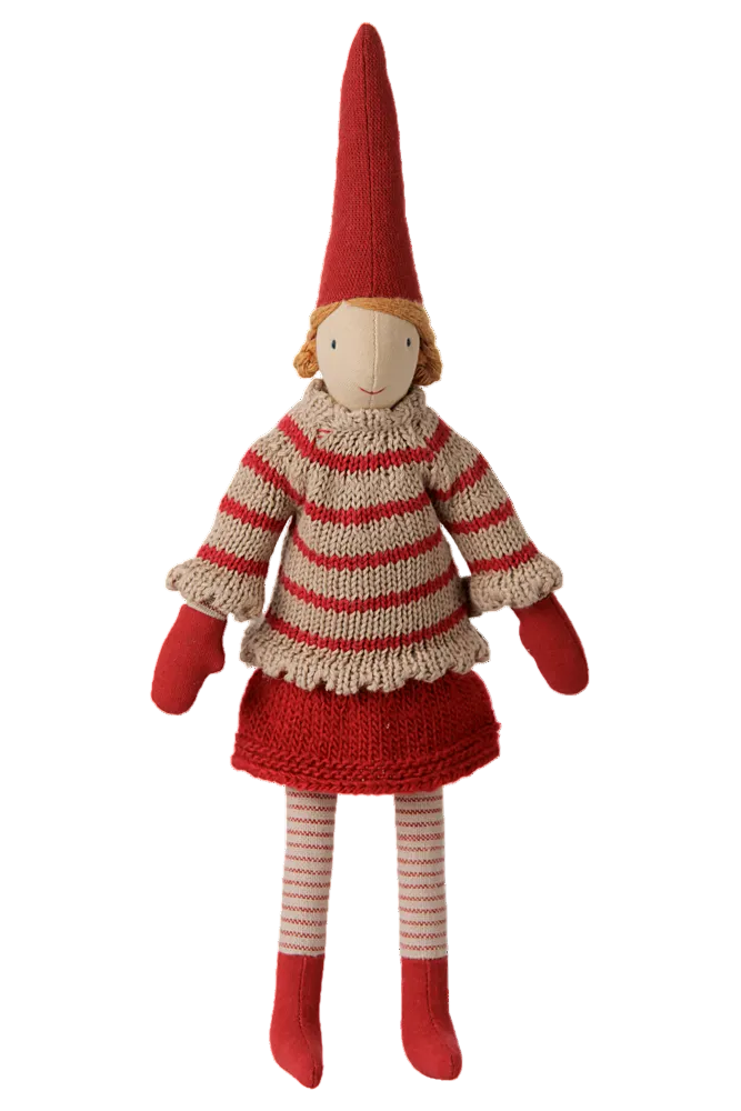 Maileg - Pixy, Str. 2 - Pige - Stribet Strikket Sweater - 14-6422-00