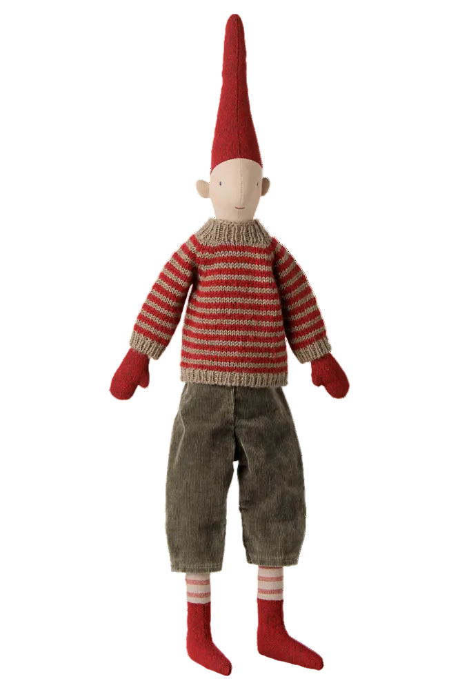 Maileg - Pixy, Str. 3 - Dreng - Stribet Strikket Sweater - 14-6433-00