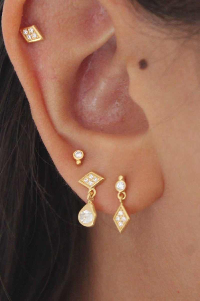 Stine A - Miss Princess Earring With Harlekin - 1429-2