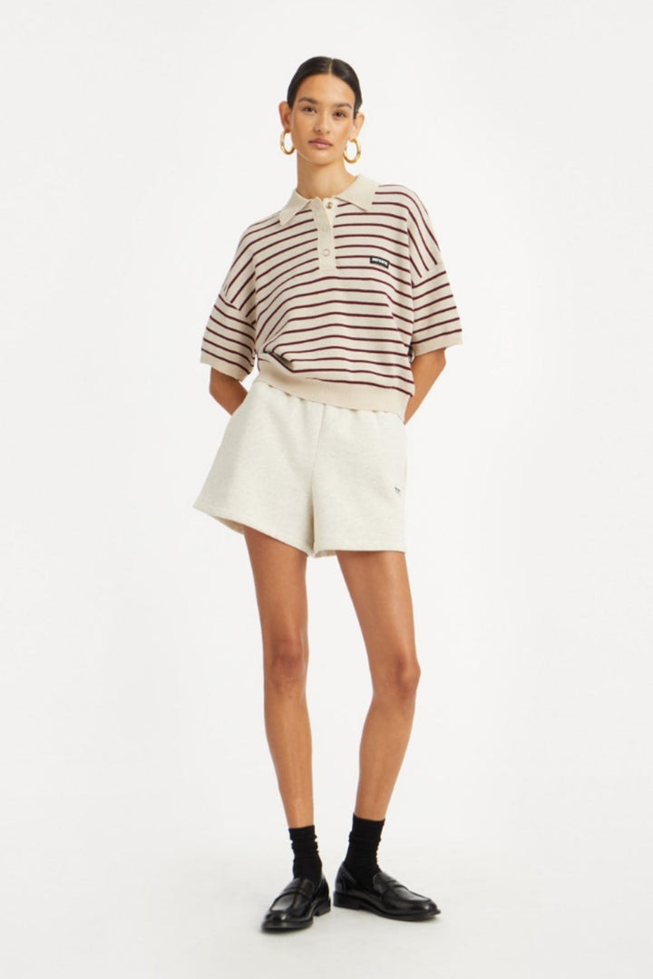 Rotate - Heavy Sweat Shorts1143833070 - White Melange