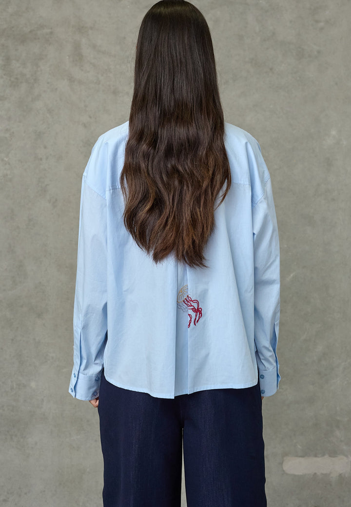 Love & Divine - Love1555-4 20153 - 402 - Solid Blue Emb.