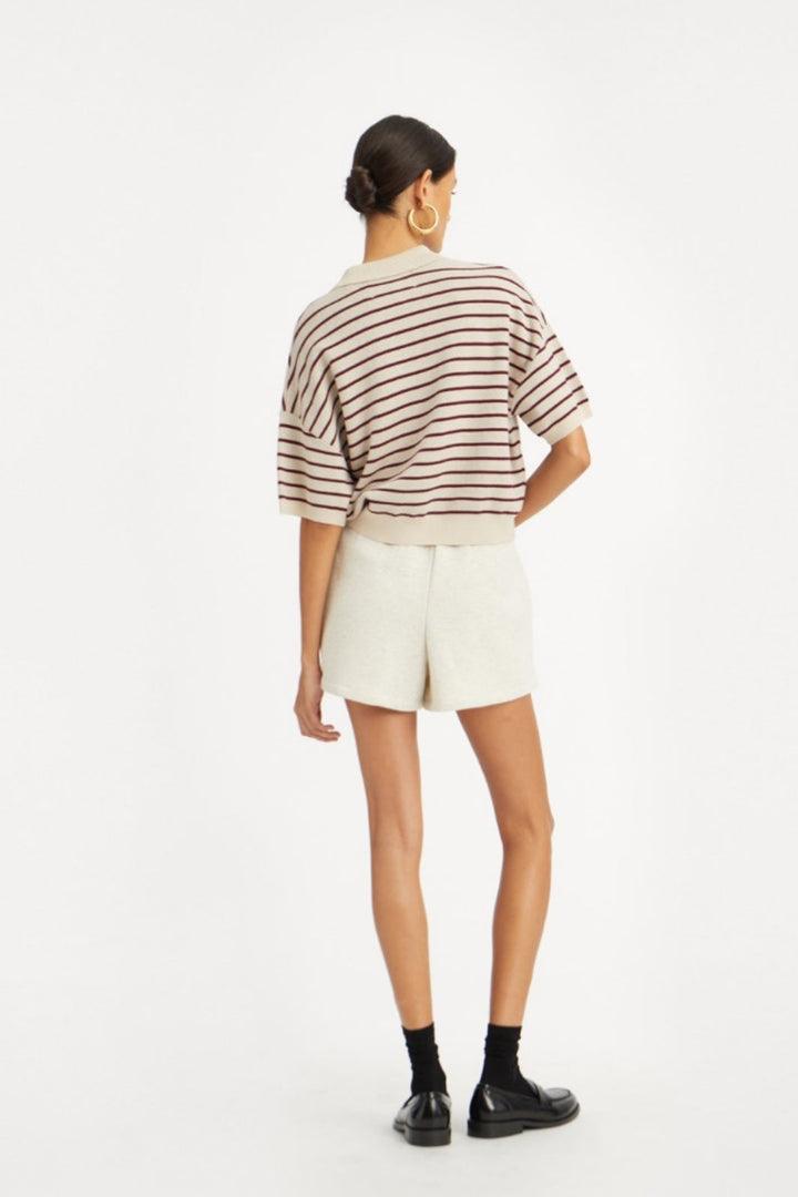 Rotate - Heavy Sweat Shorts1143833070 - White Melange