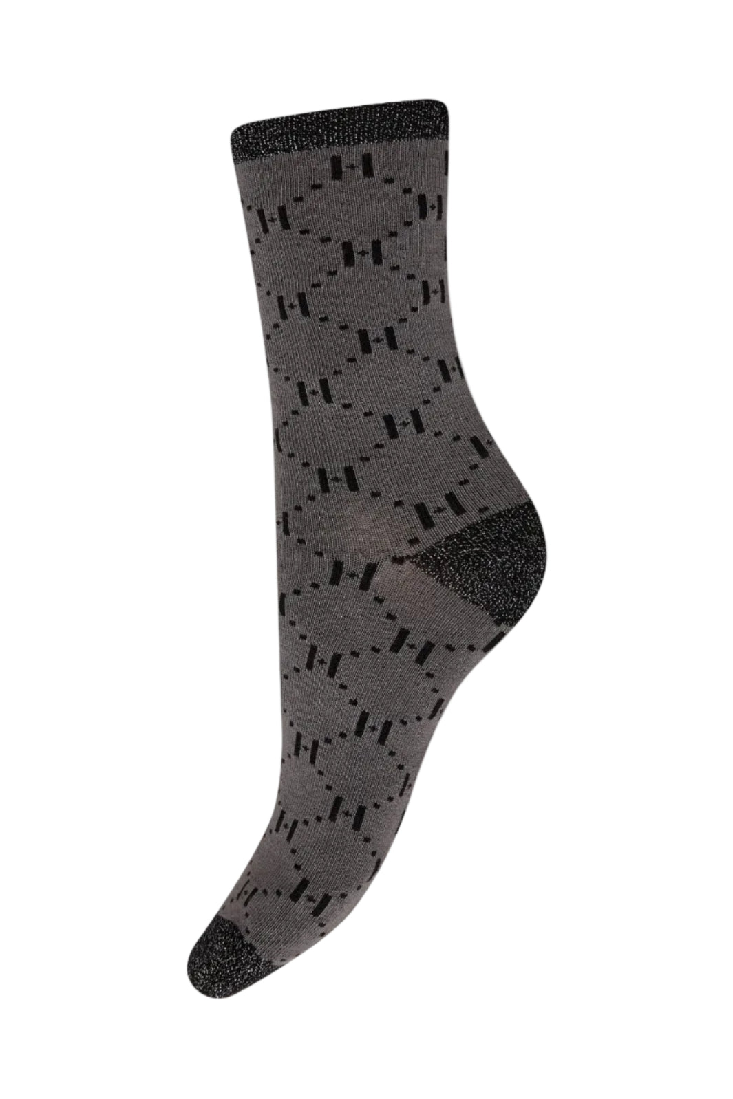 Hype The Detail - Logo Rib Sock 21470-7500 - 6 - Grå