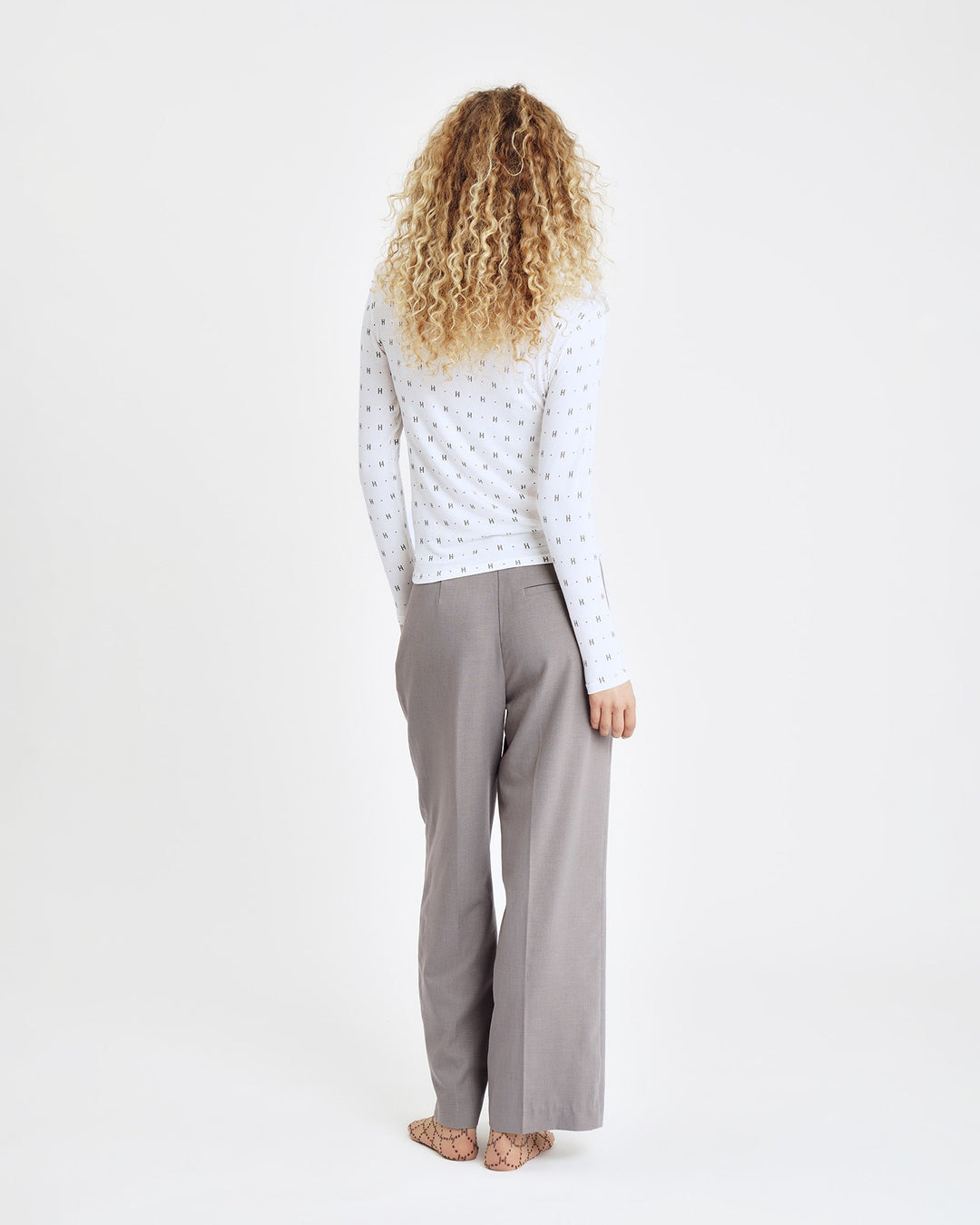 Hype The Detail - Htd Tee L/S Cashmere-Blend 650-14 - 1 - Hvid