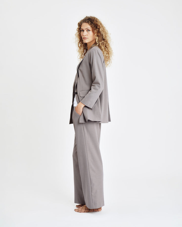 Hype The Detail - Relaxed Blazer 740-60 - 4 - Sand