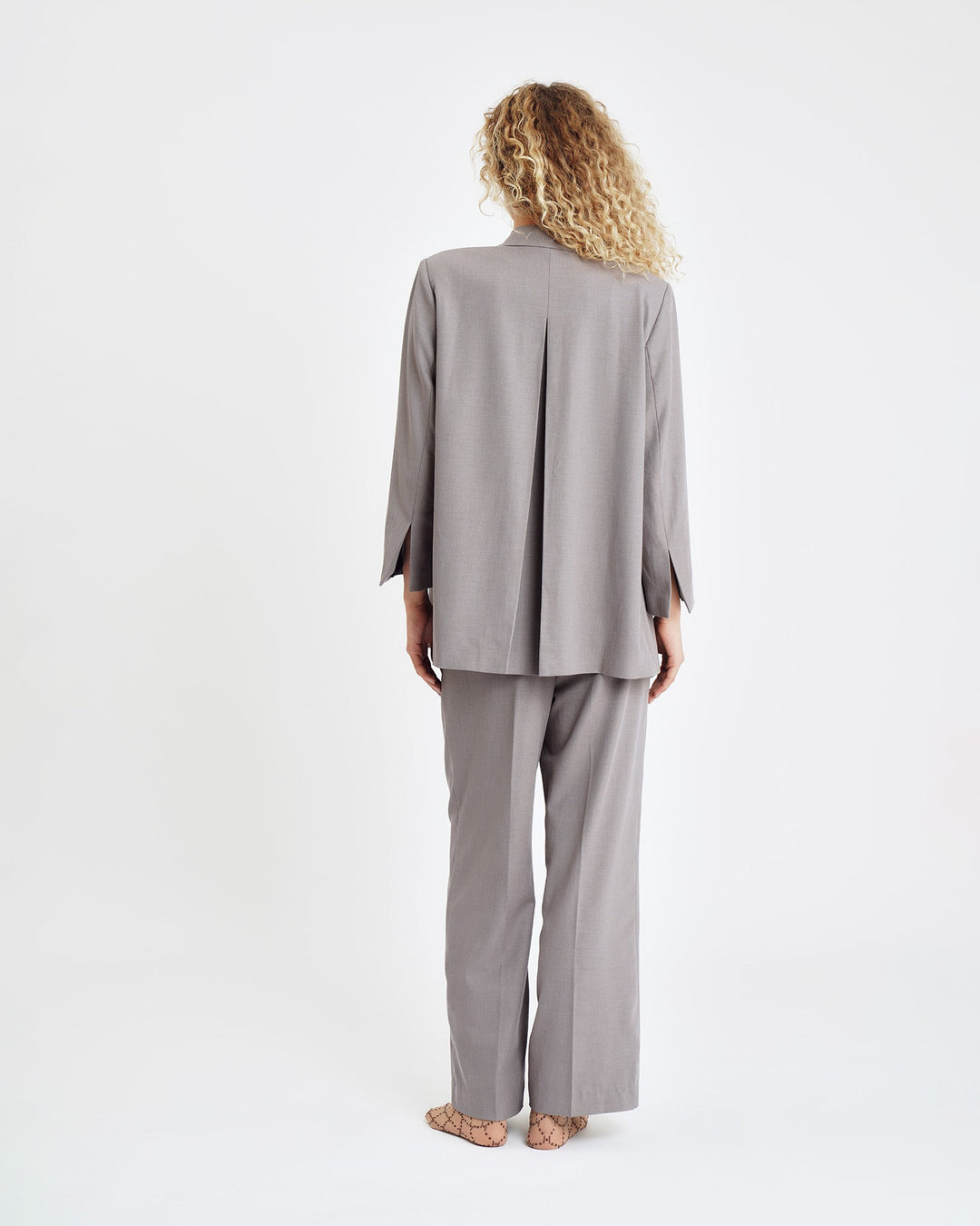 Hype The Detail - Relaxed Blazer 740-60 - 4 - Sand