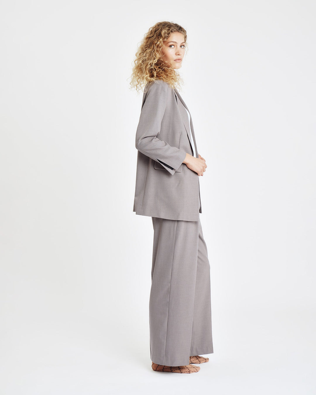 Hype The Detail - Relaxed Blazer 740-60 - 4 - Sand
