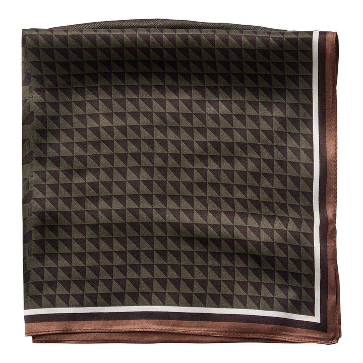 Co´Couture - Shilacc Silk Scarf 500250 - 20002 - Brown