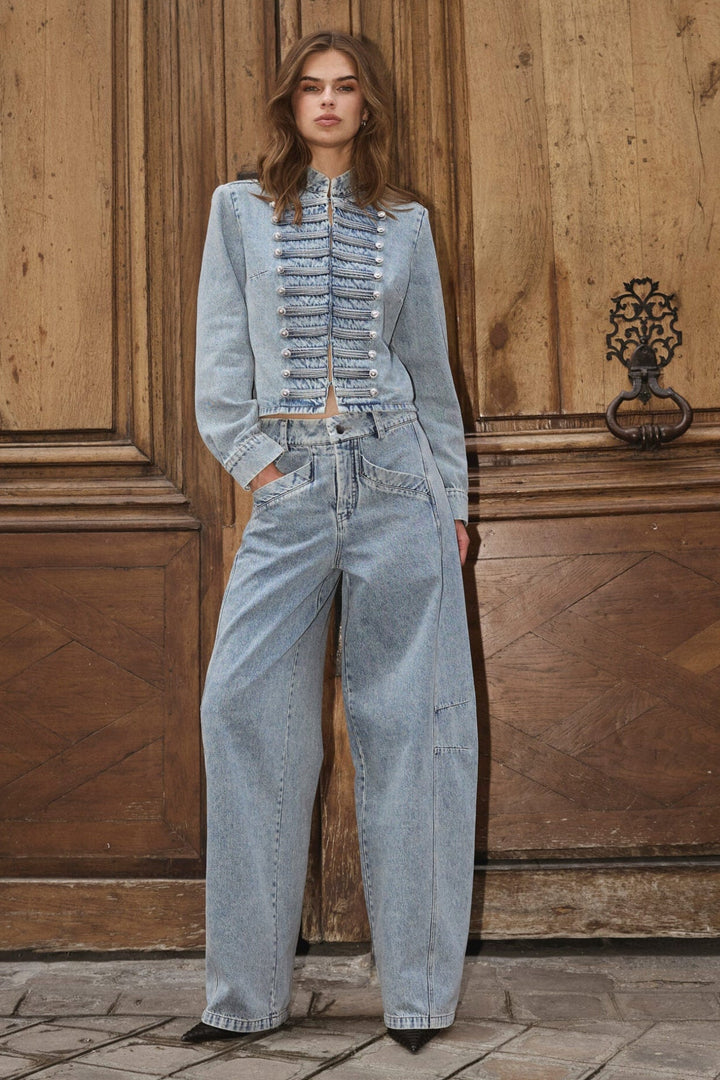 Co´Couture - Jacksoncc Barrel Jeans 500801 - 45007 - Bleach Denim