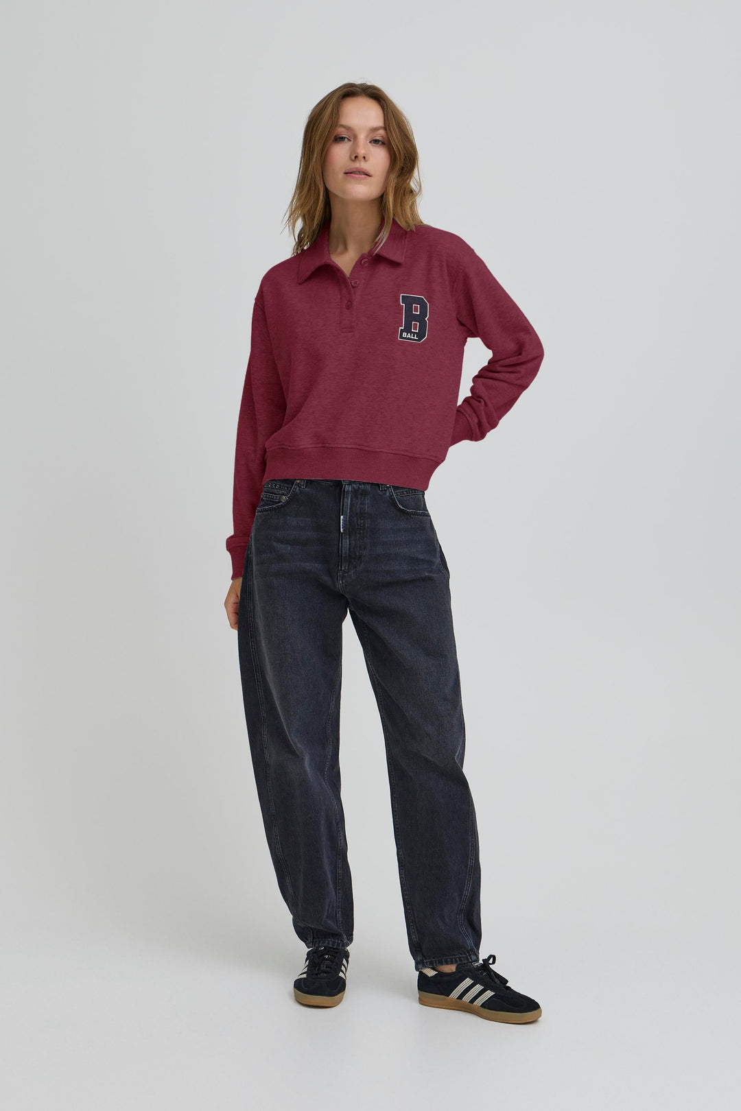 Ball - Bariva Polo Sweat 50408098 - 191526 - Chocolate Truffle