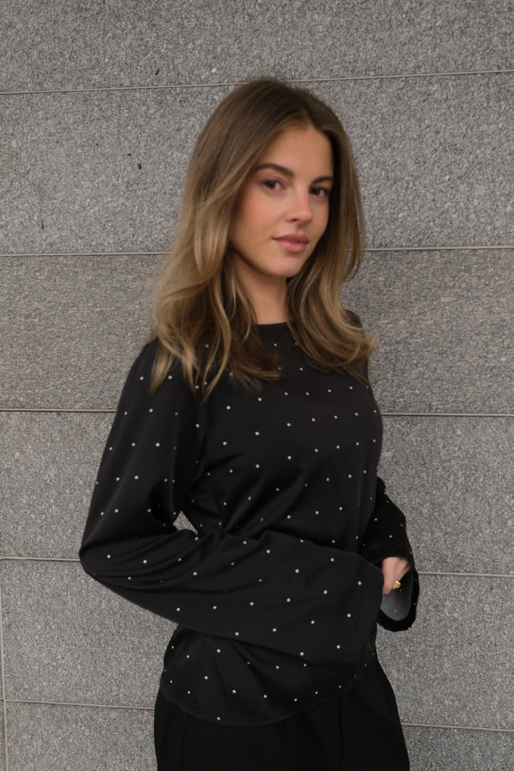 Modström - Tailormd Print Top 59102 - 12053 - Black Dot