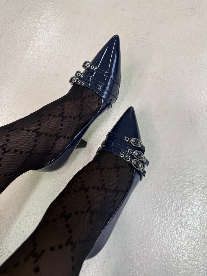 Bloom - Bellflowerstiletto - Navy