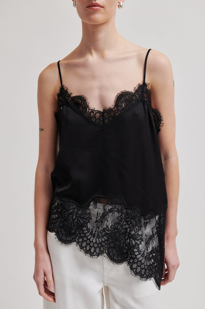 Second Female - Wilina Strap Top 60866 - 8001 Black