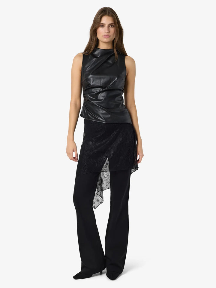 Noisy May - Nmida Elasticated Lace Skirt - 5097953 Black