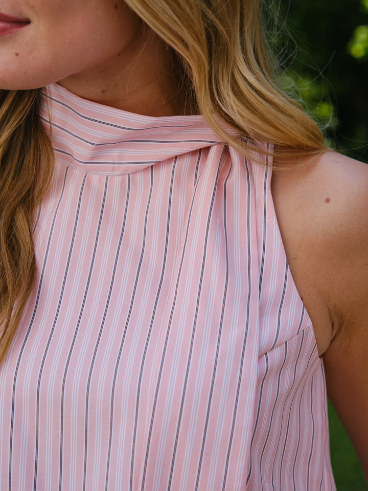 Przedsprzedaż - Neo Noir - Veda Stripe Top 165002 - 165 - Rose